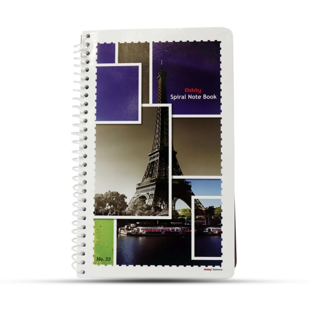 Oddy 1/8 Spiral Notebook