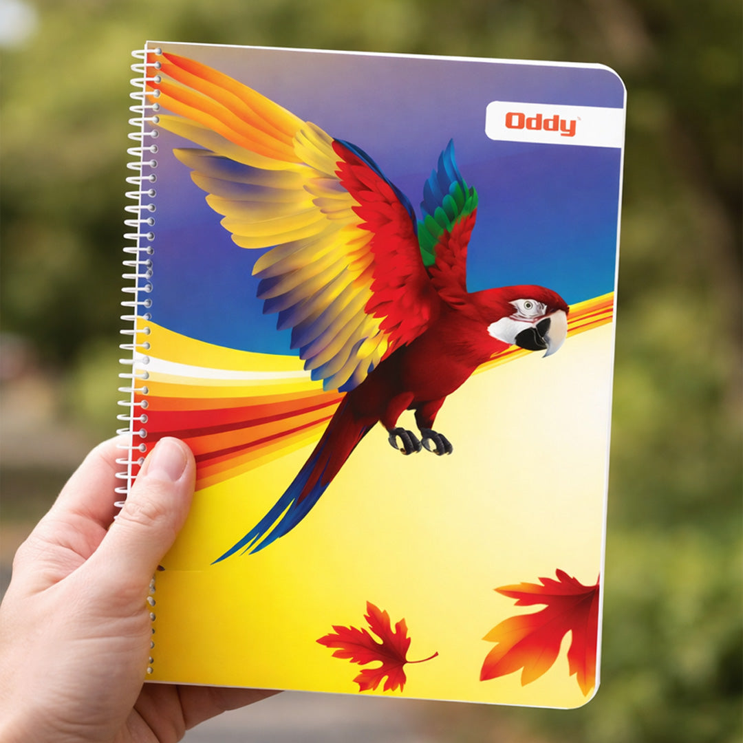 Oddy 5 Section Spiral Notebook