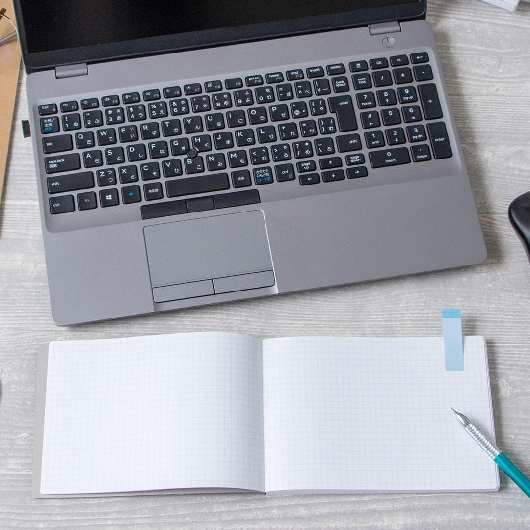 Okina Project Half Note Grid Notebook