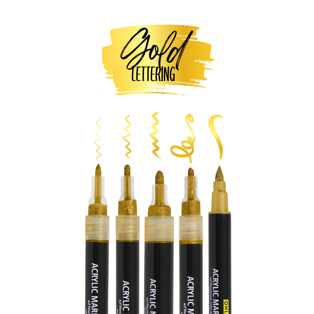 Online Lettering Markers Set