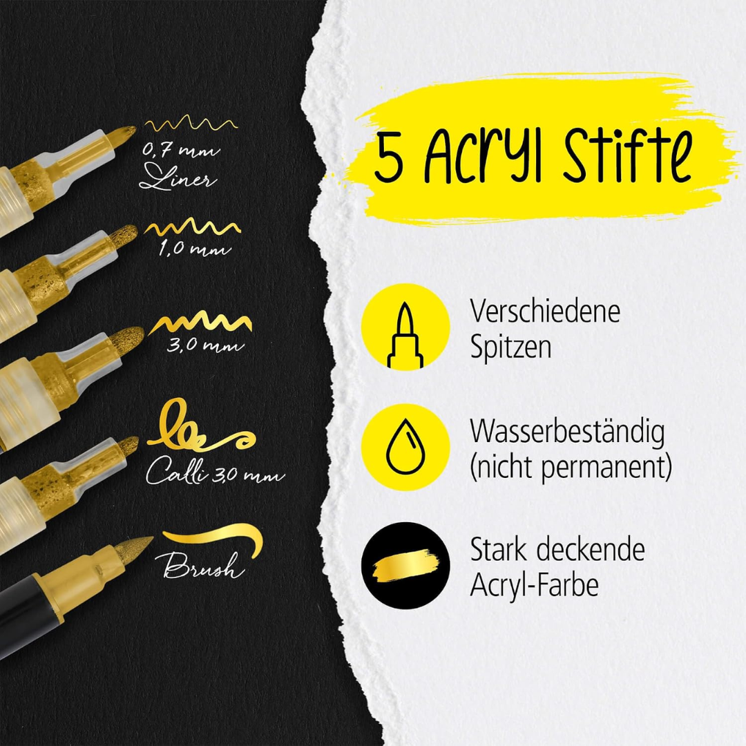 Online Lettering Markers Set