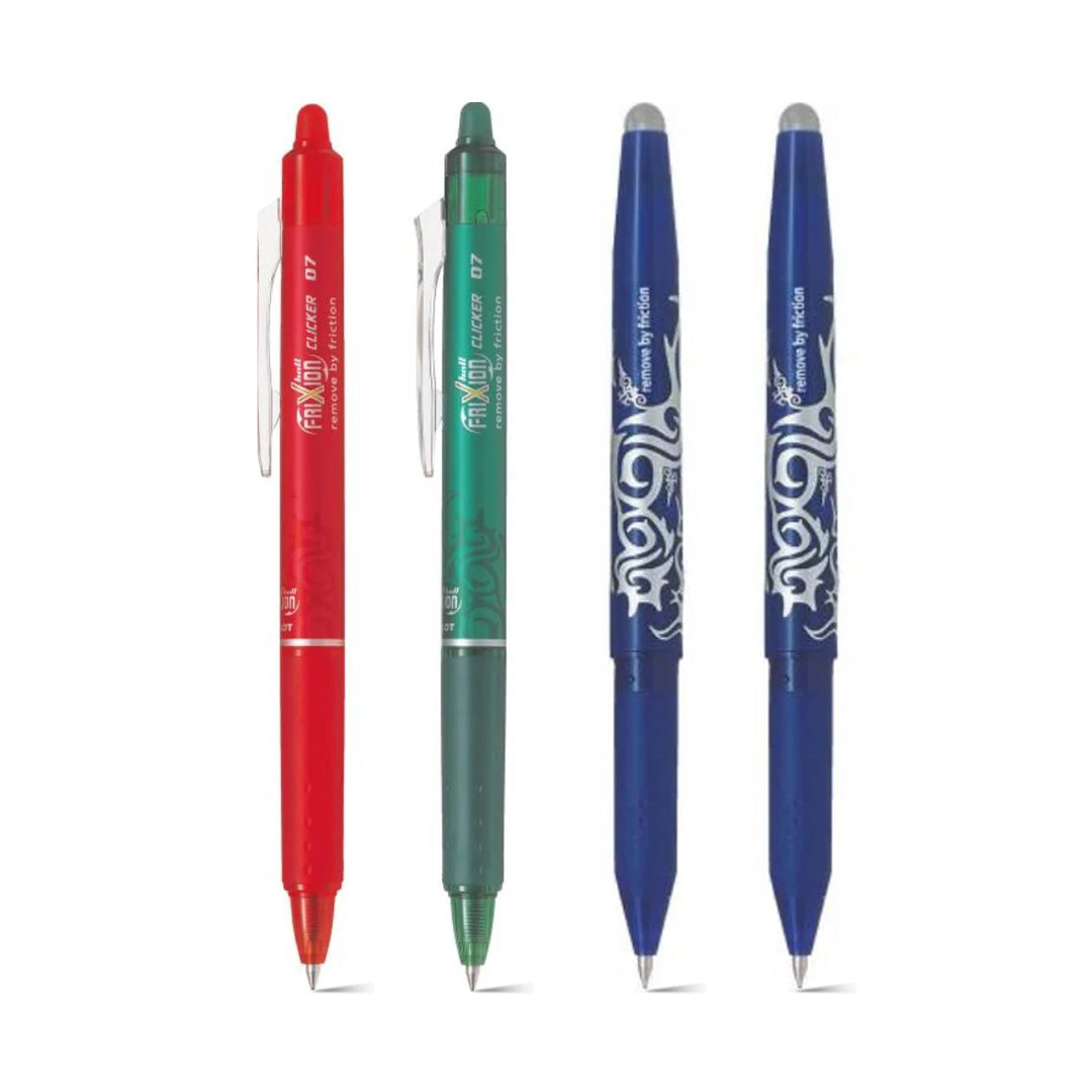 Pilot Frixion Erasable 0.7mm Roller Ball Pen Pack