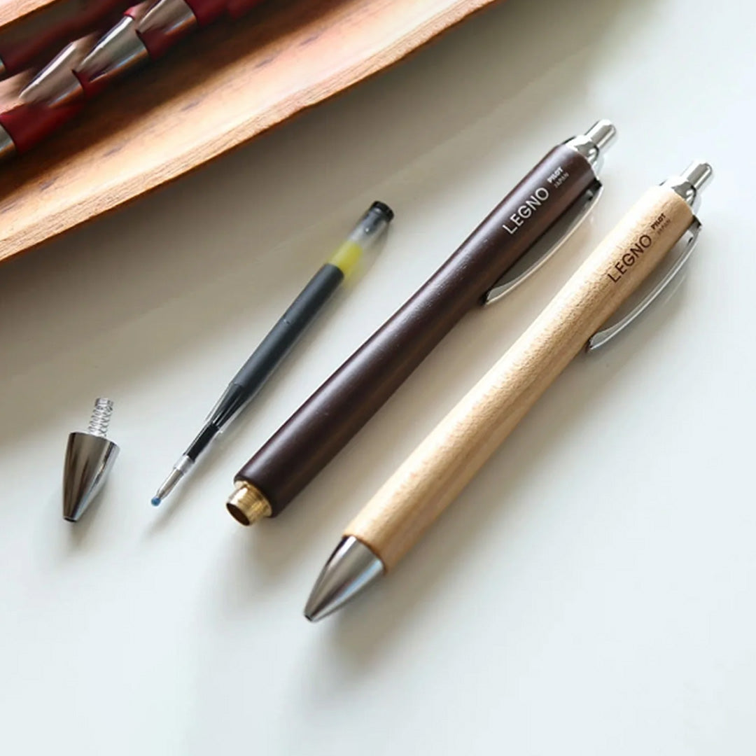 Pilot  Lengo Wooden Shaft Oily Pen