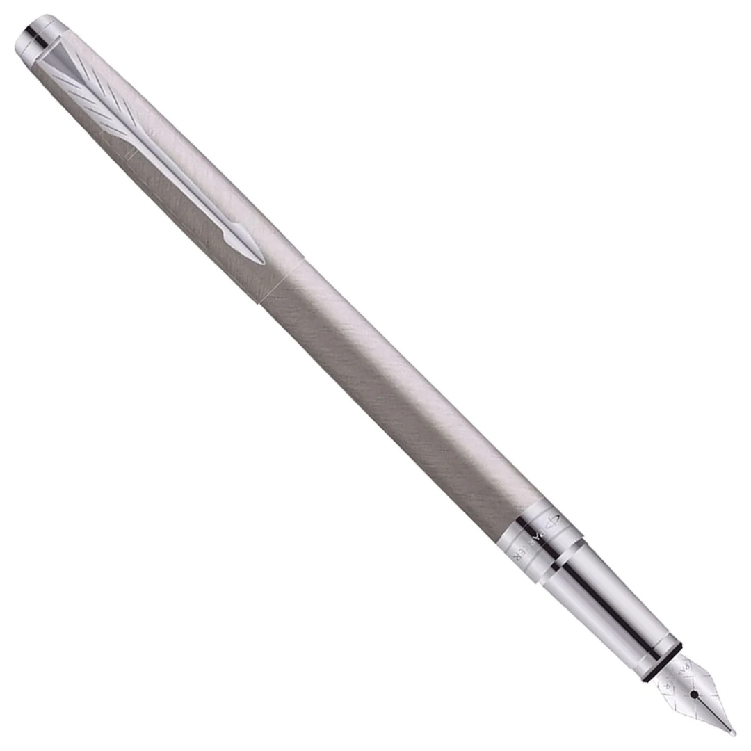 Parker Premium Aster Brushed Metal CT Fountain Pen