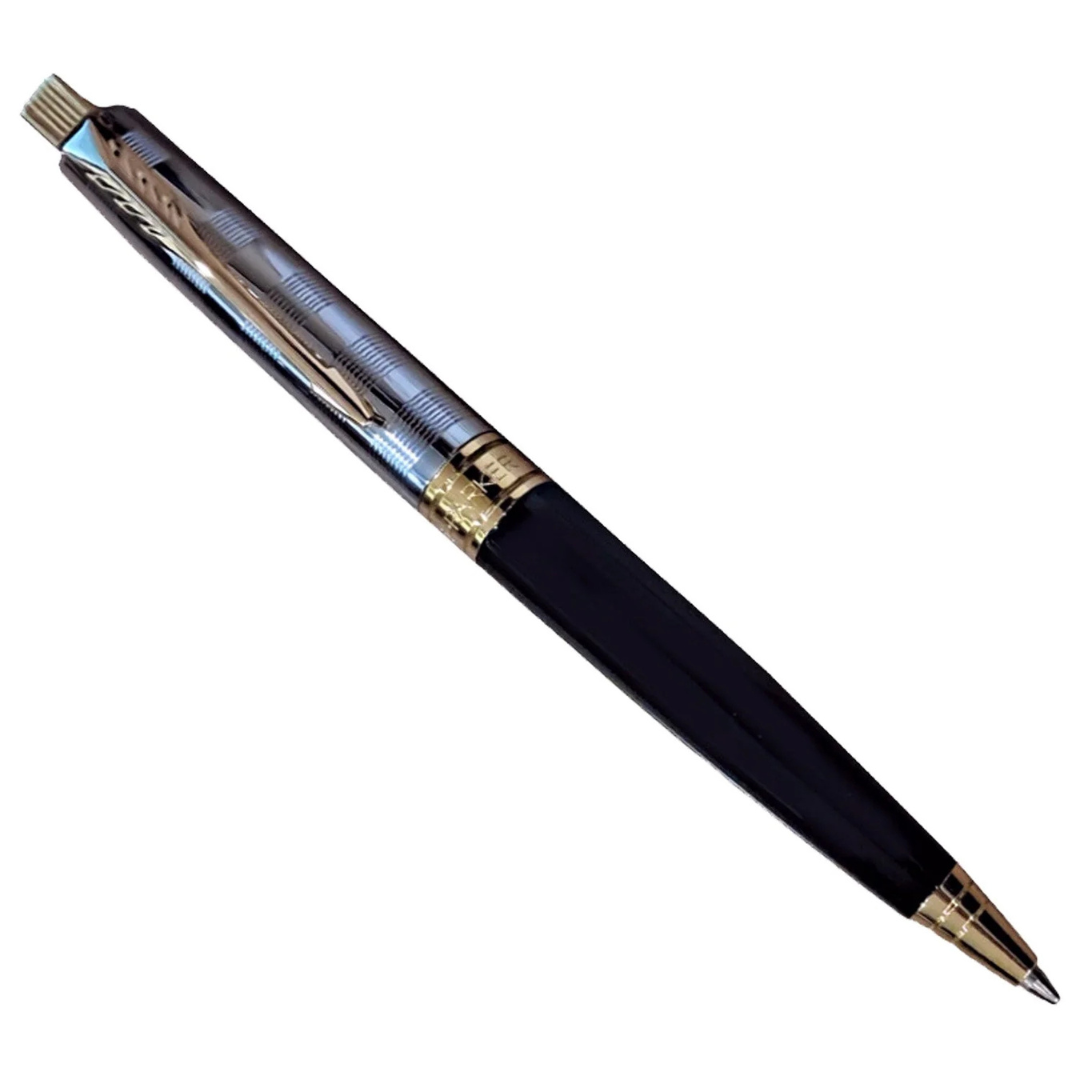 Parker Premium Aster Deluxe Black/Chrome GT Ballpoint Pen 9000037515