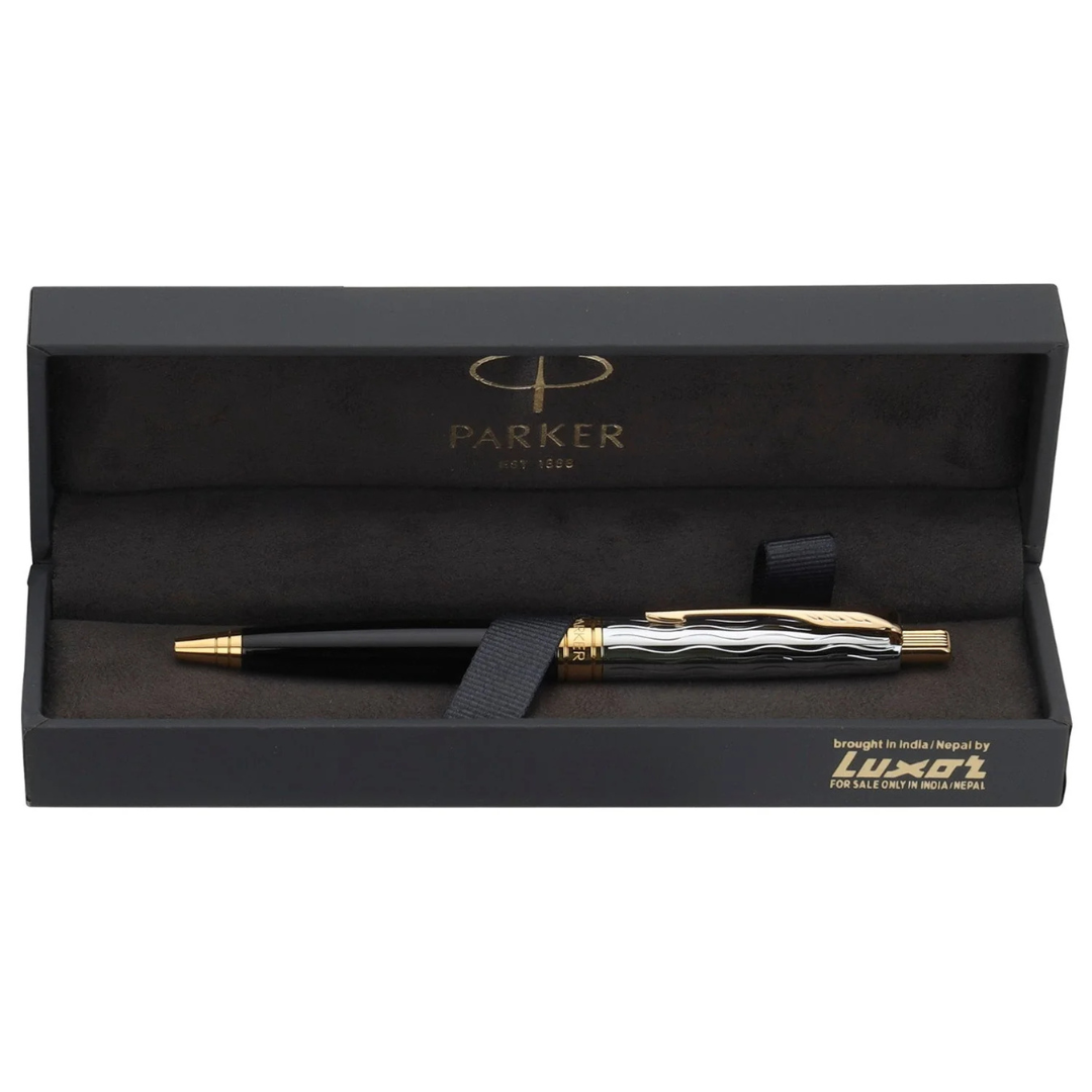Parker Premium Aster Essential Black/Chrome GT Ballpoint Pen 9000037521