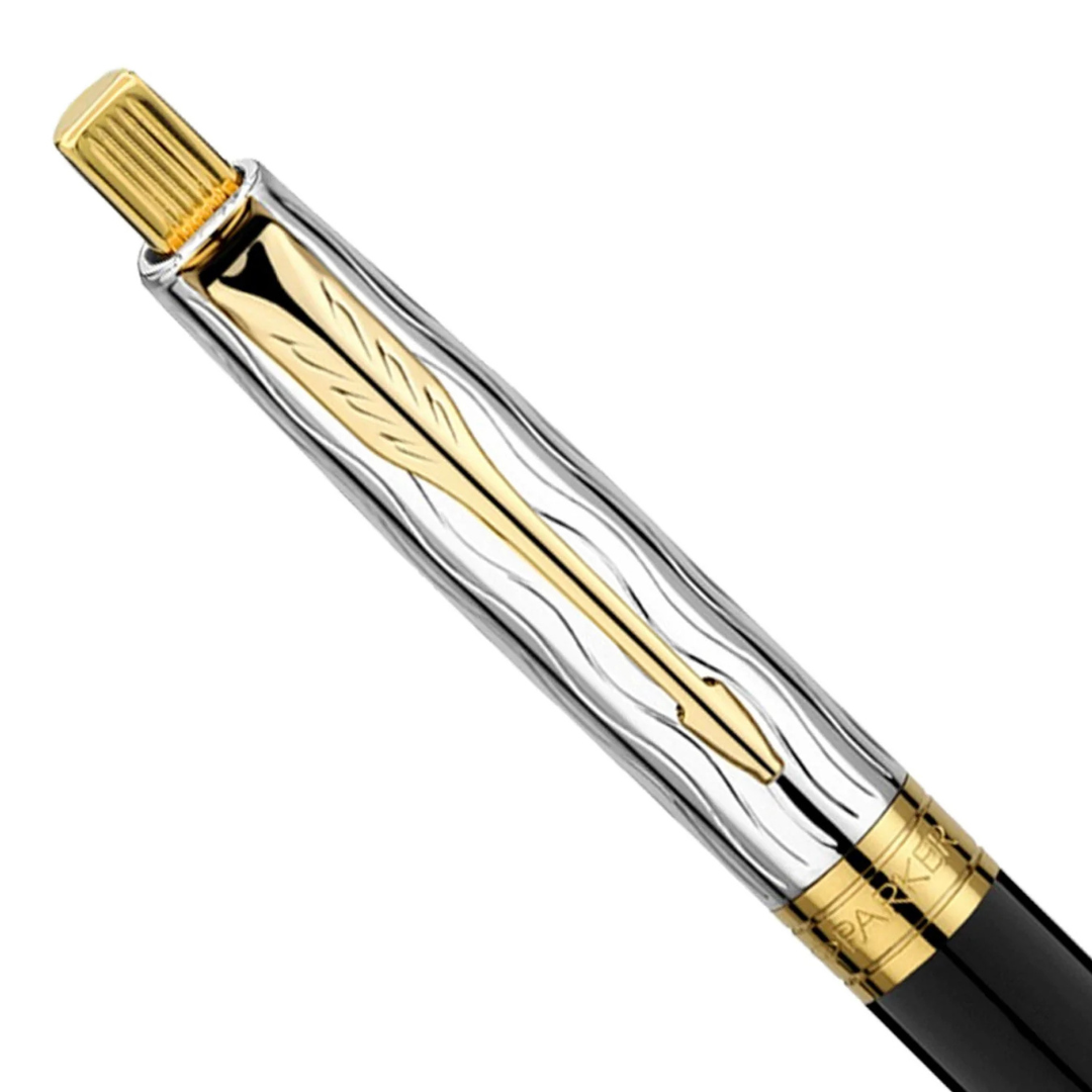 Parker Premium Aster Essential Black/Chrome GT Ballpoint Pen 9000037521