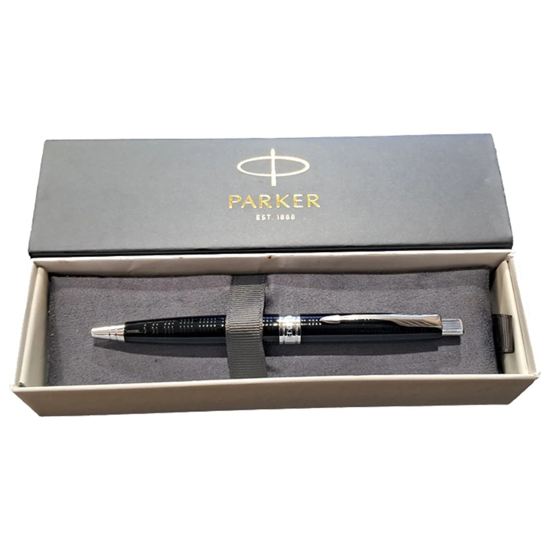 Parker Premium Aster Ring Lacquer Black CT Ballpoint Pen 9000025168