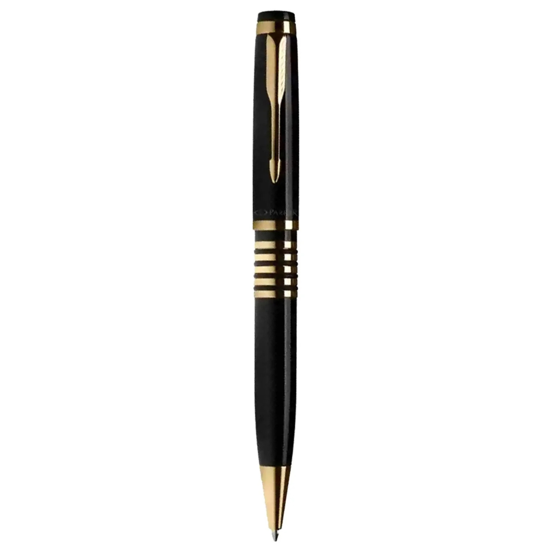 Parker Premium Ellipse Royal Matte Black GT Ballpoint Pen 9000029473