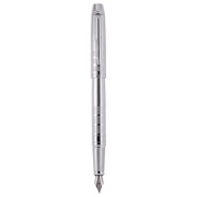 Parker Premium Odyssey Shiny Chrome Chiselled CT Fountain Pen