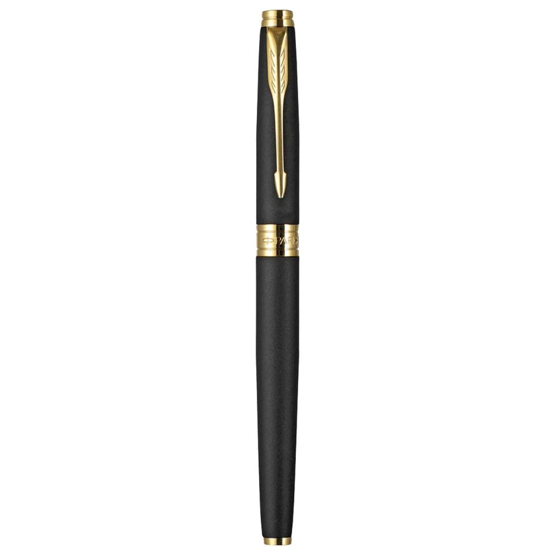 Parker Premium Aster Matte Black GT Roller Ball Pen 9000023078