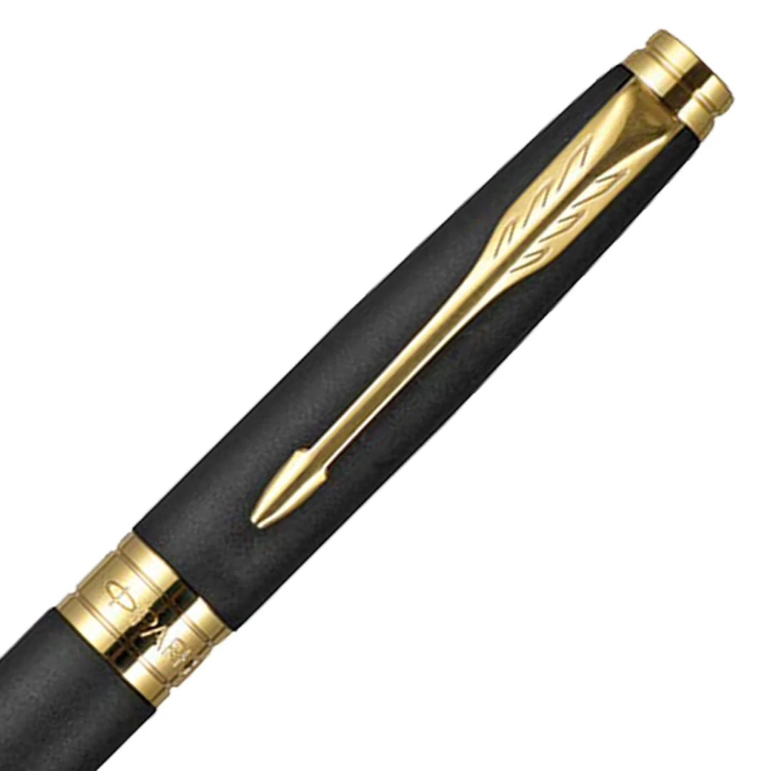 Parker Premium Aster Matte Black GT Roller Ball Pen 9000023078