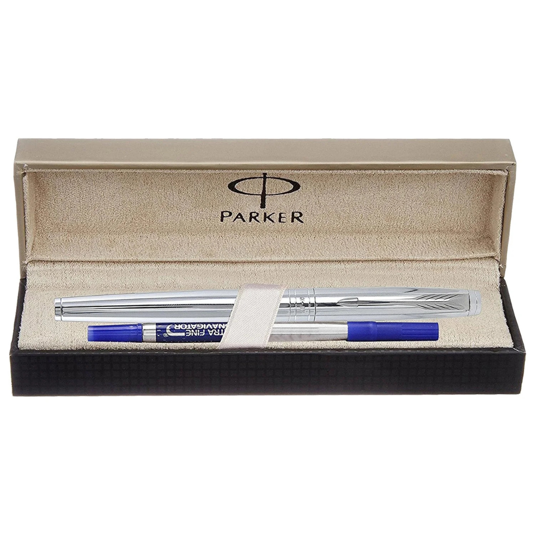Parker Premium Aster Shiny Chrome GT Roller Ball Pen 9000023080