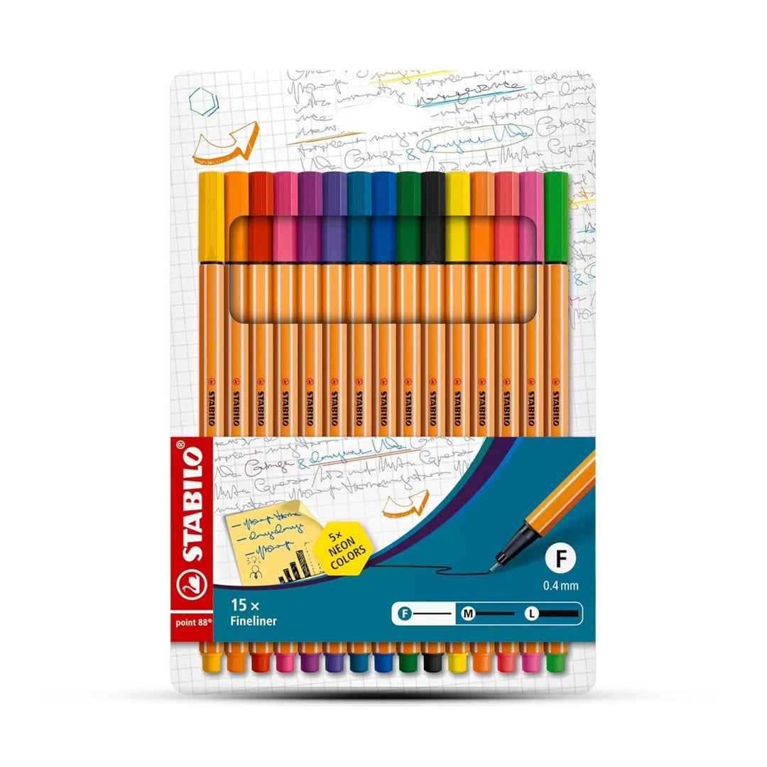 Stabilo Fineliners Point 88 (0.4mm)
