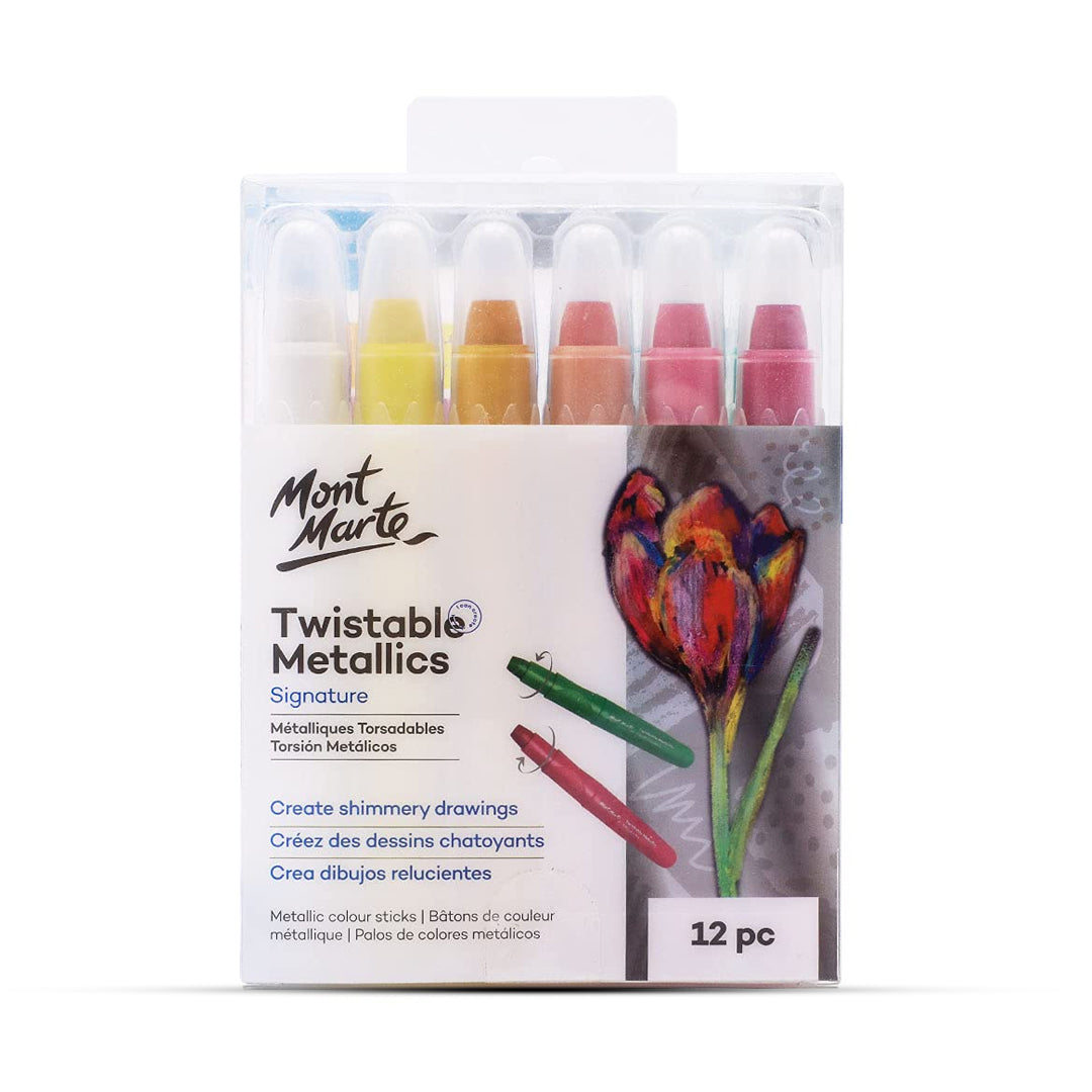 Mont Marte Twistable Signature Metallics Crayons