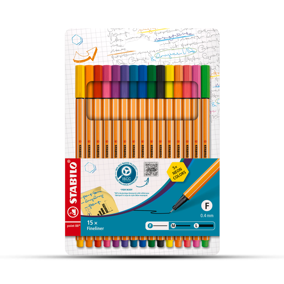 Stabilo Fineliners Point 88 (0.4mm)