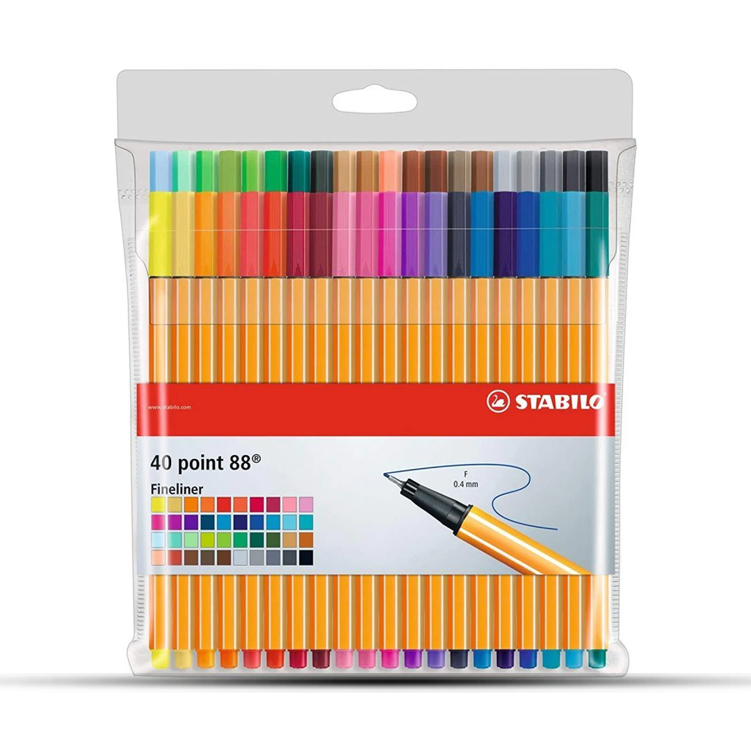 Stabilo Fineliners Point 88 (0.4mm)