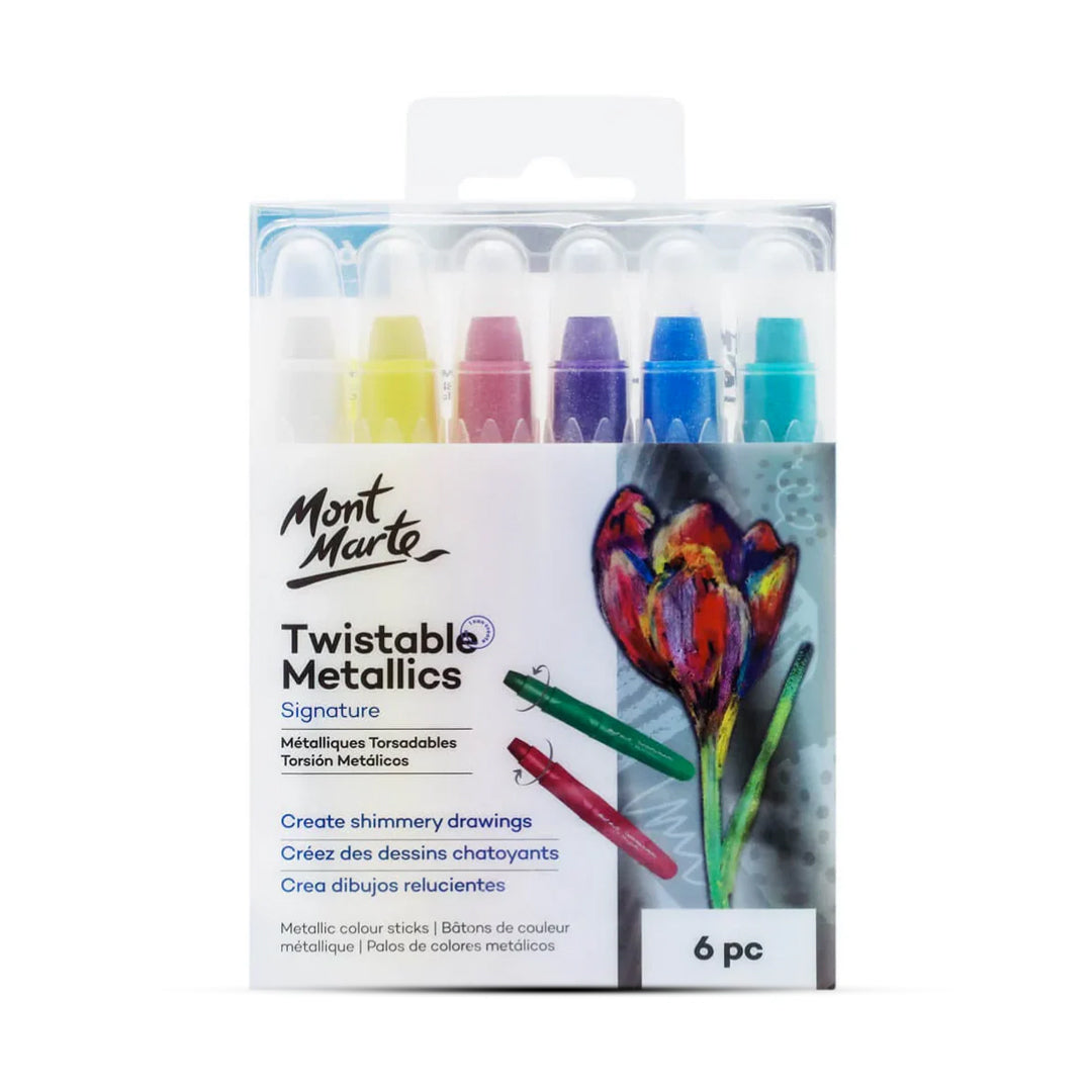 Mont Marte Twistable Signature Metallics Crayons
