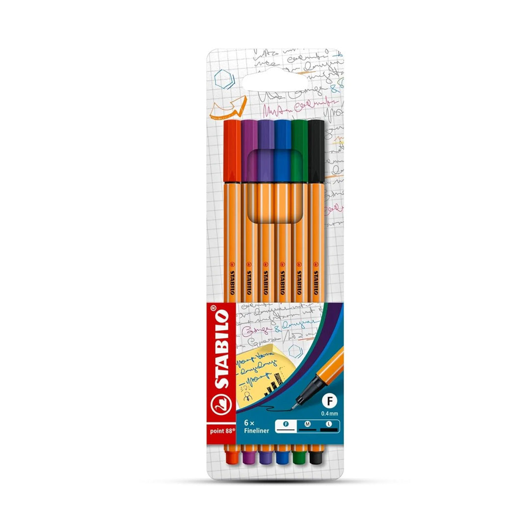 Stabilo Fineliners Point 88 (0.4mm)