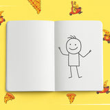 Papboo A5 Plain Notebook Set