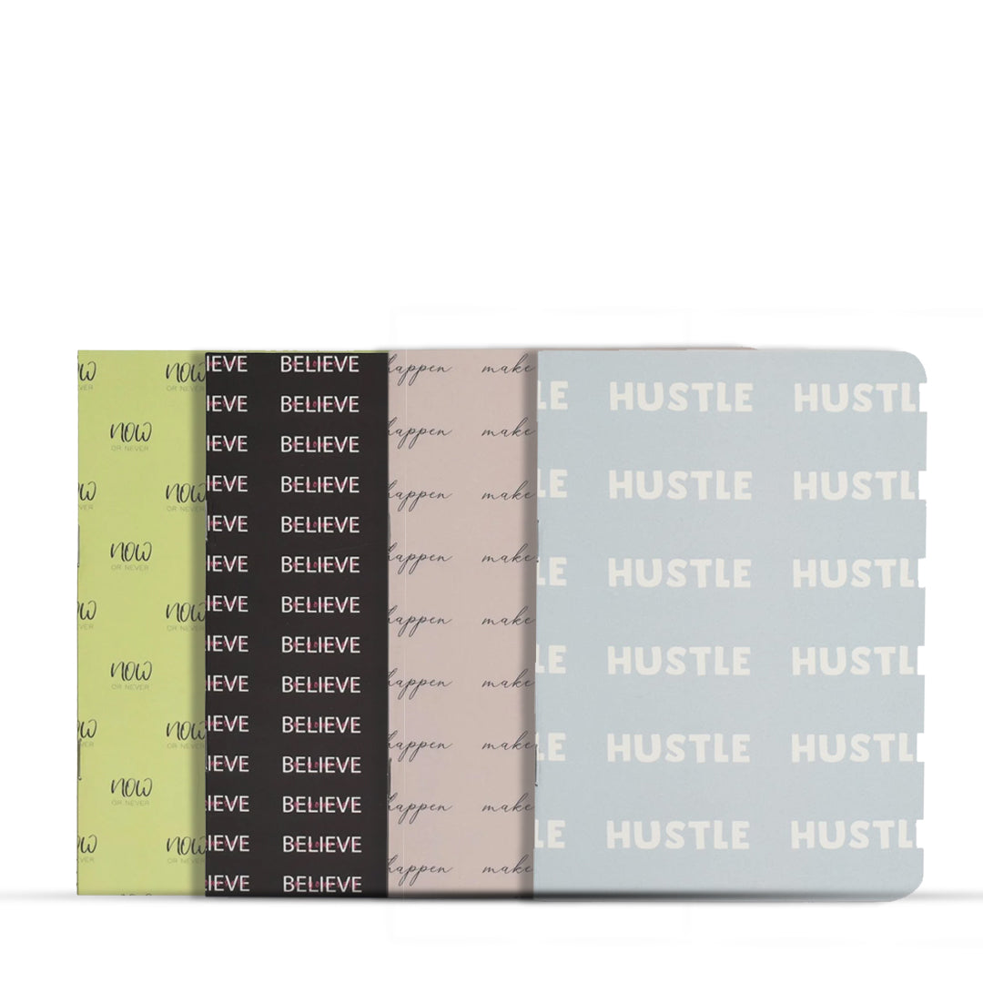 Papboo A5 Unruled Notebook Set