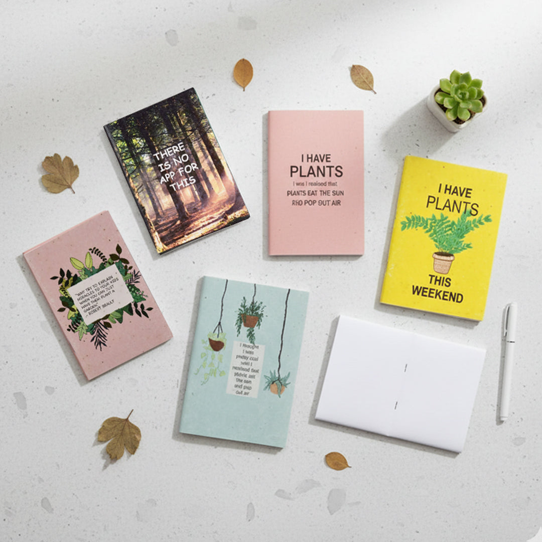 Papboo Plantable B6 Plain Notebook