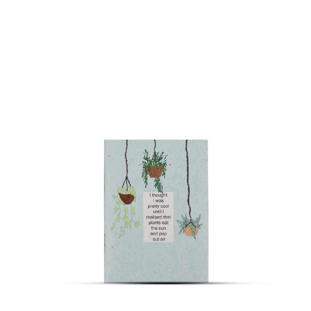 Papboo Plantable B6 Plain Notebook