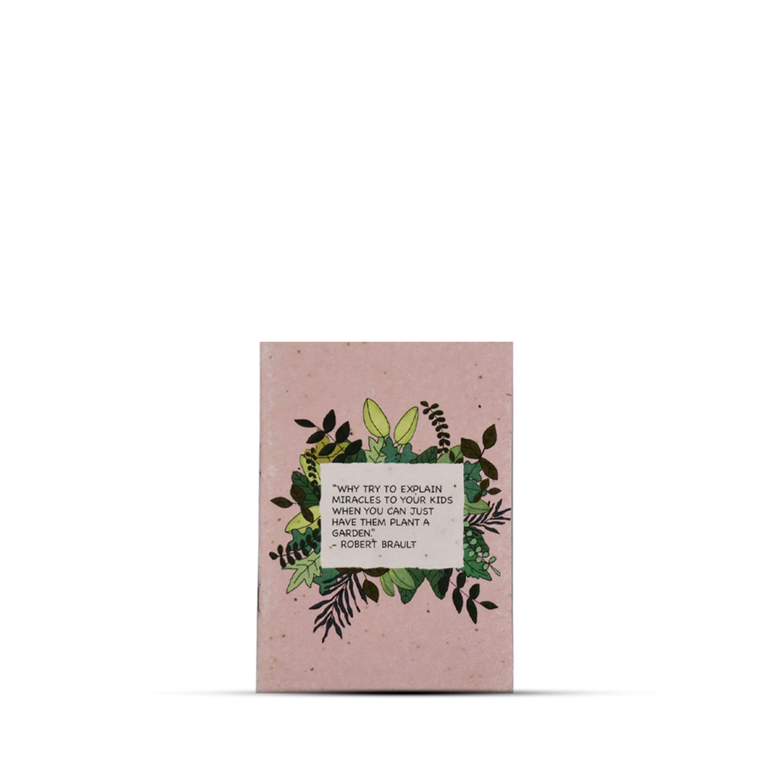 Papboo Plantable B6 Plain Notebook