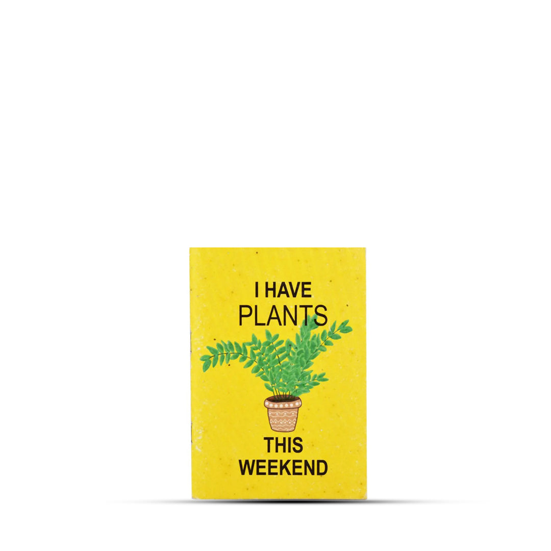 Papboo Plantable B6 Plain Notebook
