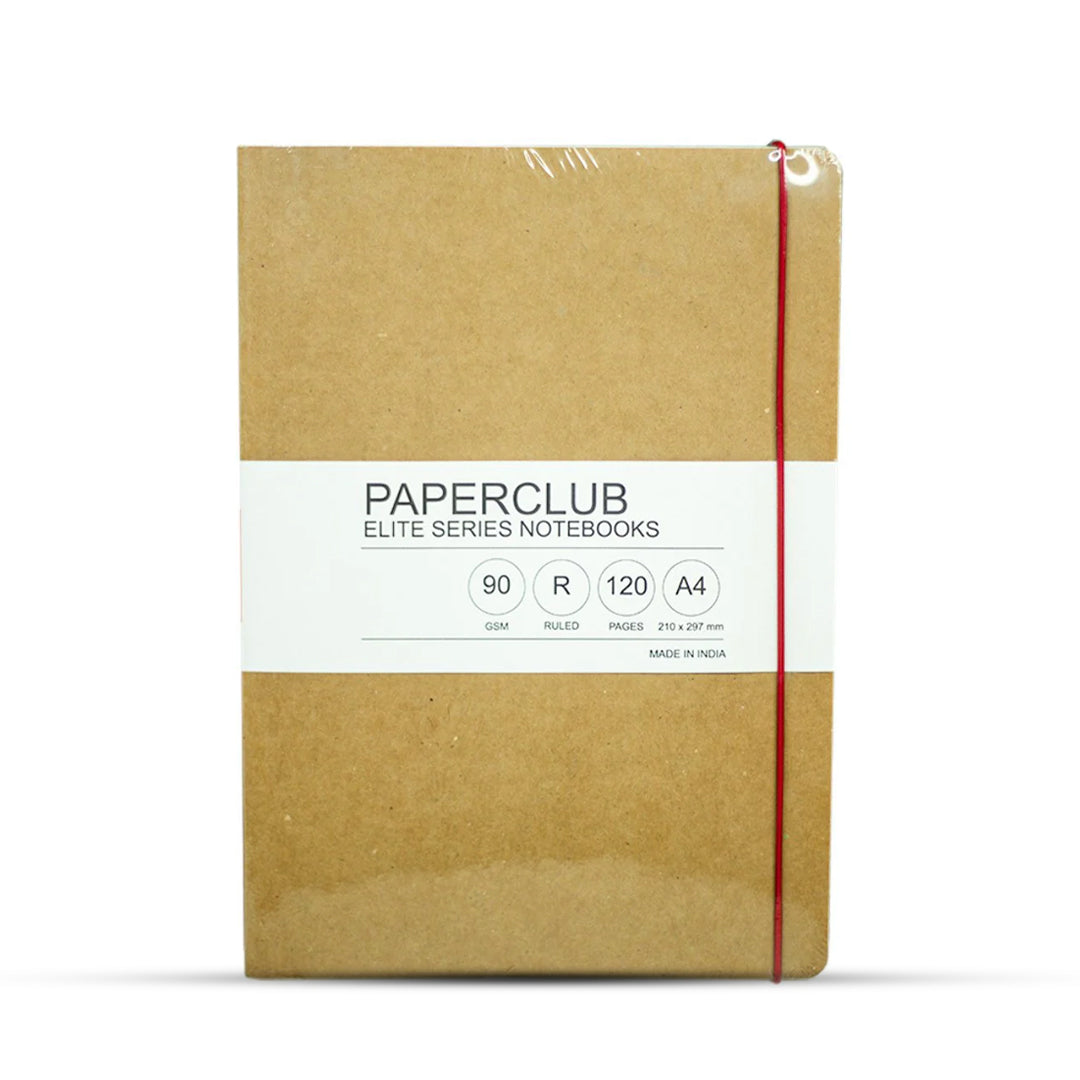 Paperclub Elastic Closure Elite Series Ruled Notebook