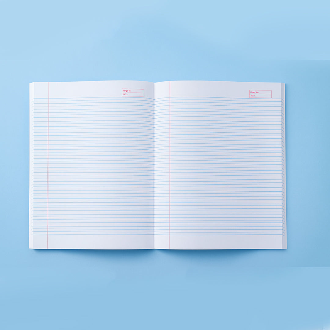 Paperclub Exercise Ruled Notebook