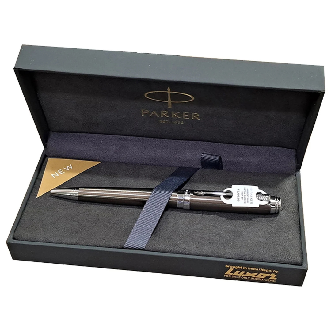 Parker Premium Ambient Gun Metal CT Ballpoint Pen 9000032910