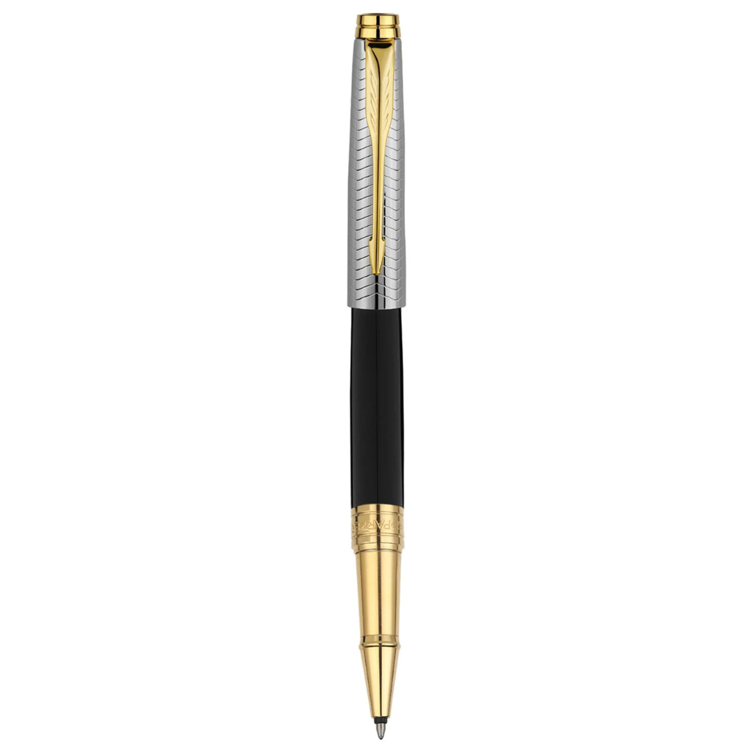 Parker Premium Aster Contemporary Black/Chrome GT Roller Ball Pen 9000037519