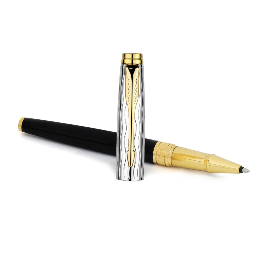 Parker Premium Aster Essential Black/Chrome GT Roller Ball Pen 9000037522