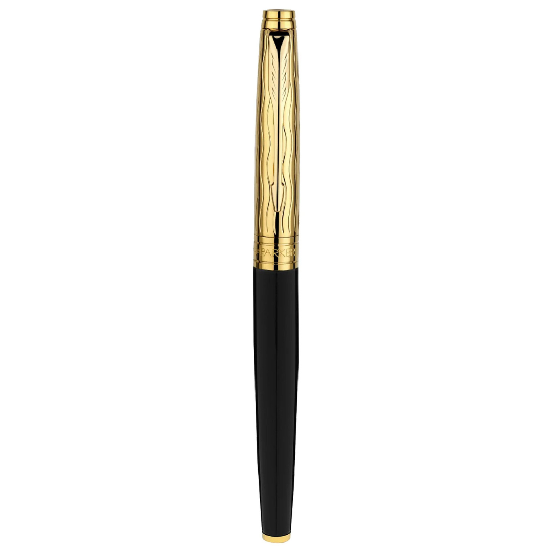 Parker Premium Aster Essential Black/Gold GT Roller Ball Pen 9000037513
