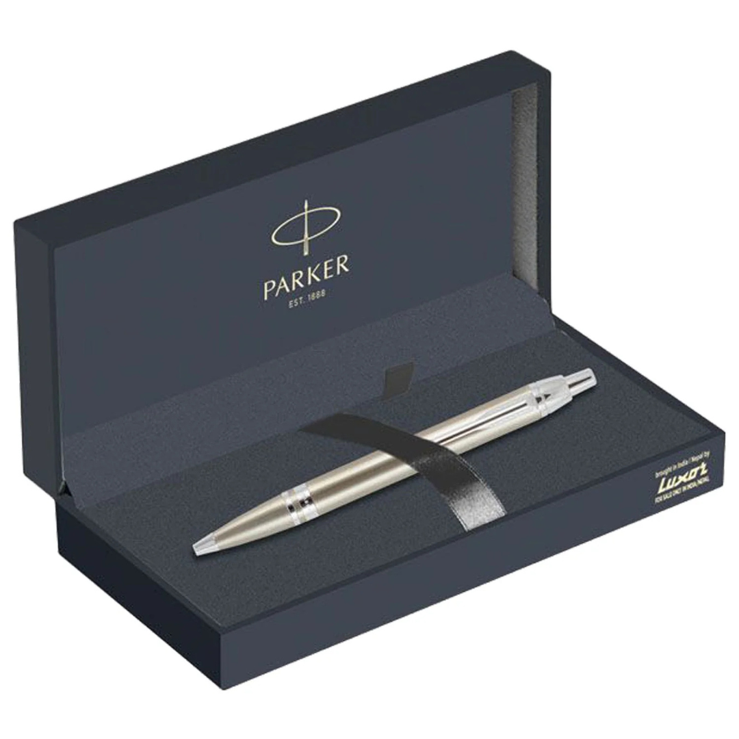 Parker Premium Odyssey Brushed Metal CT Ballpoint Pen 9000025595