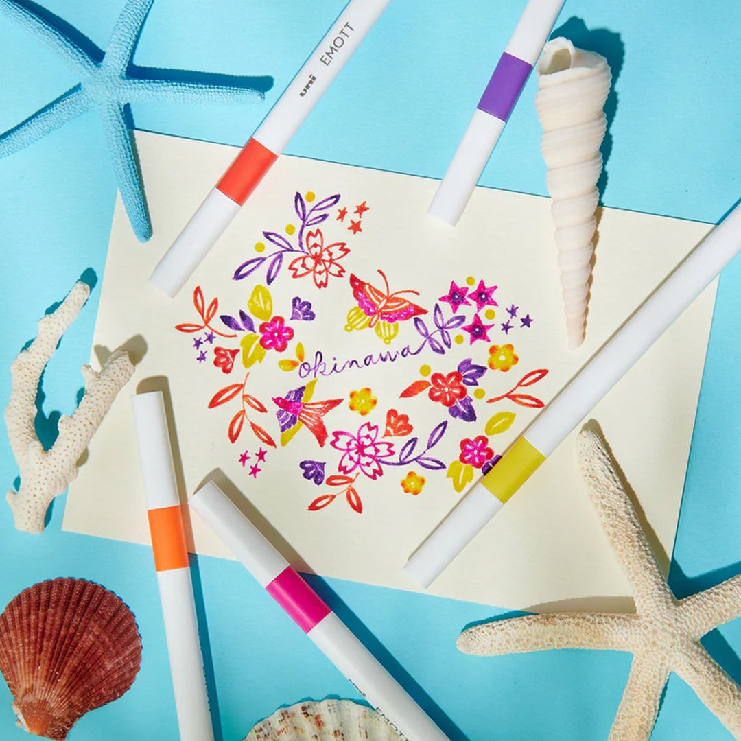 Uni Emott Pens 5-color set