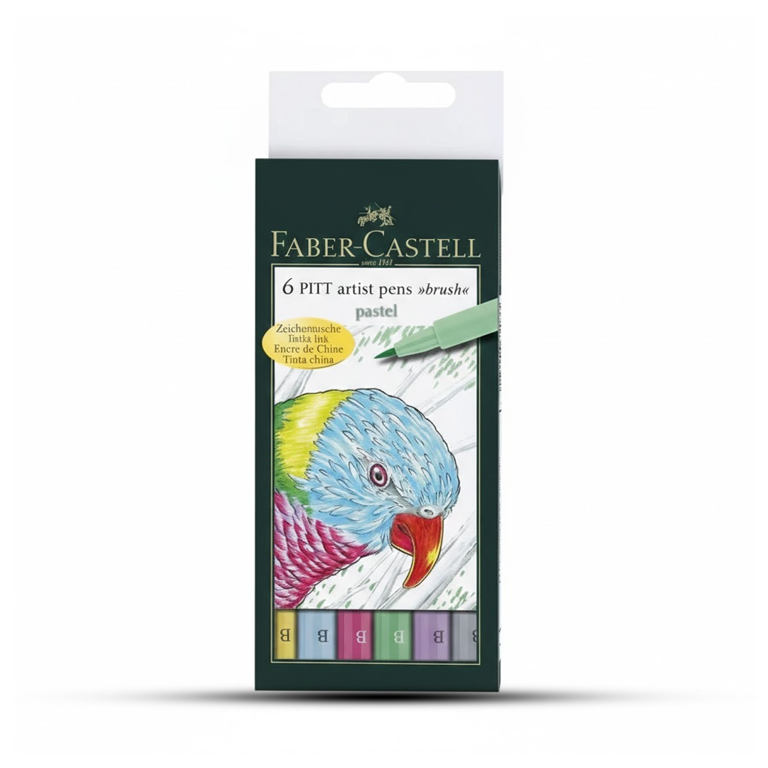 Faber-Castell 6 PITT Artist Pens