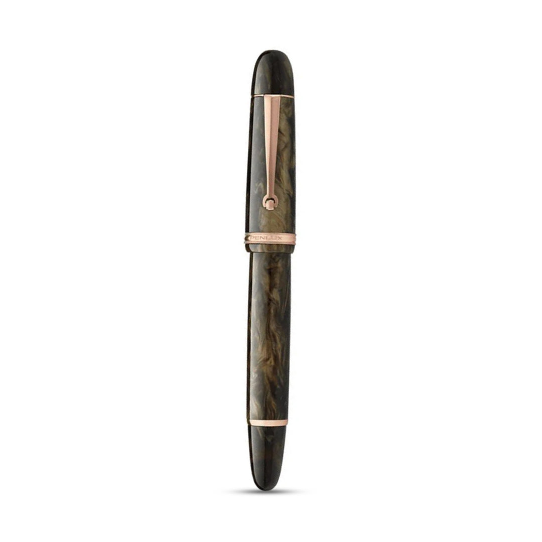 Penlux Grande Brown Wave Fountain Pen