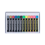 Pentel Oil Pastels Metallic & Fluorescent Colours (Pack of 12)