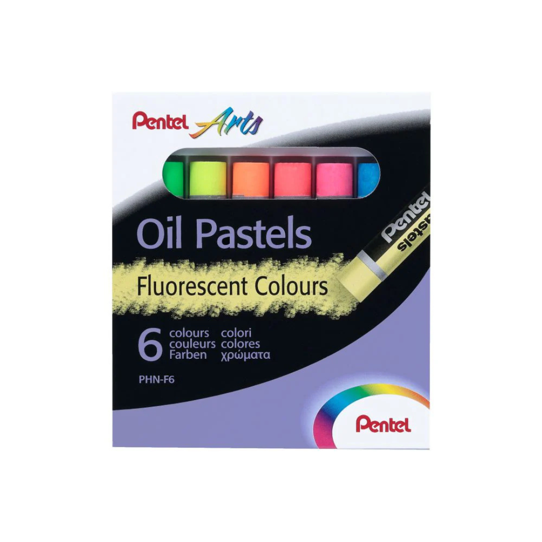 Pentel Oil Pastels Metallic & Fluorescent Colours Set