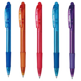 Pental Wow Retractable Ballpoint Pen BK417 (Pack of 10)