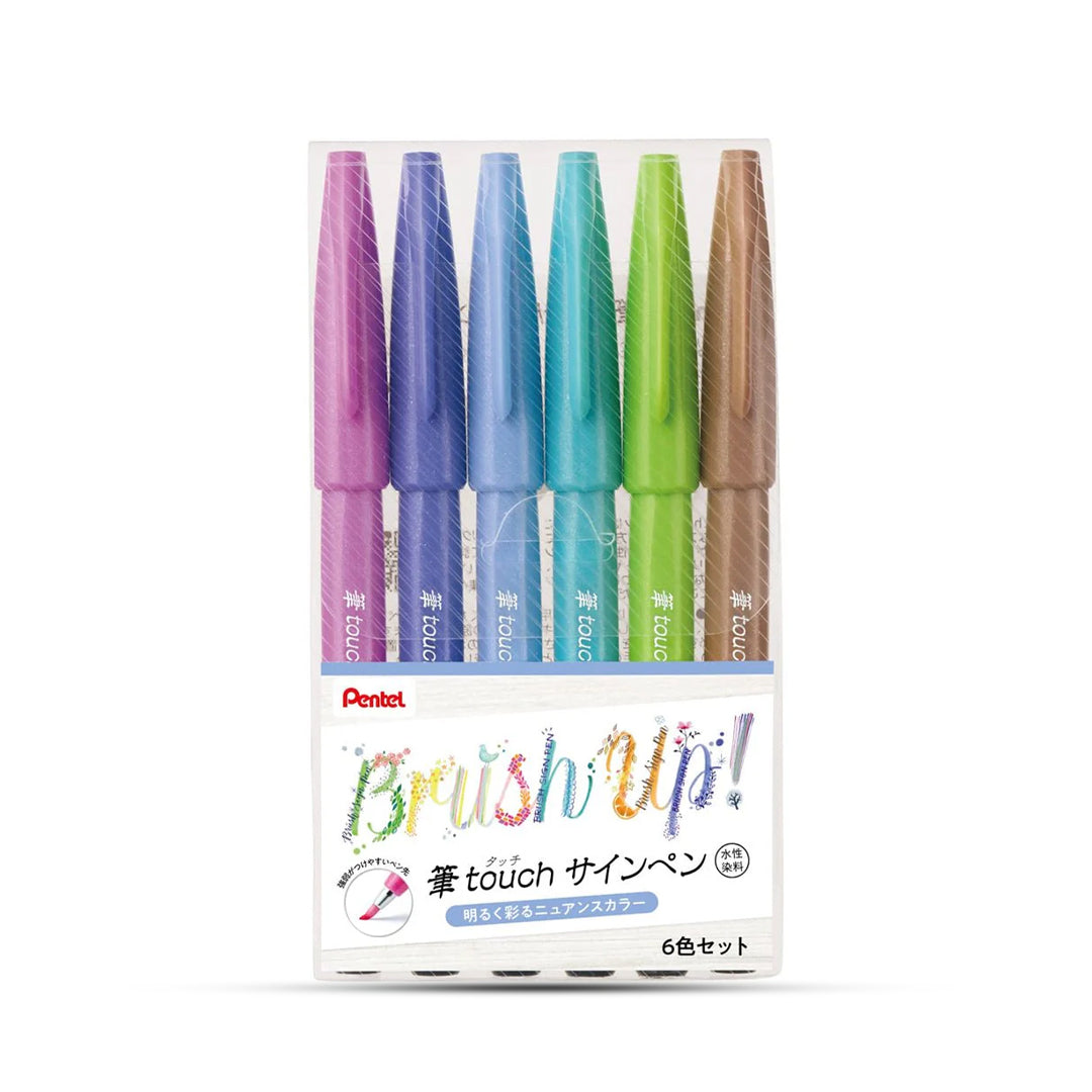 Pentel Brush Sign Pens Set