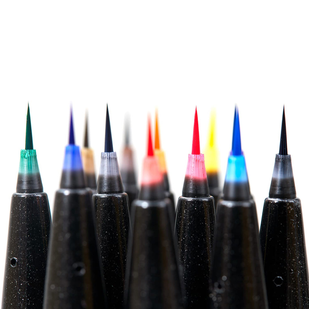 Pentel Extra Fine Tip Sign Brush Pen for Artist Set