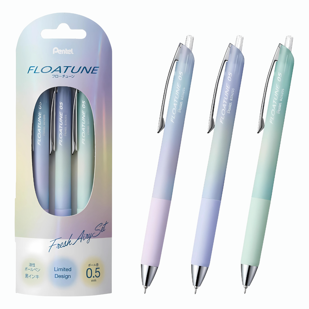 Pentel Floatune  Airy Design Set Ballpoint Pen 0.5mm