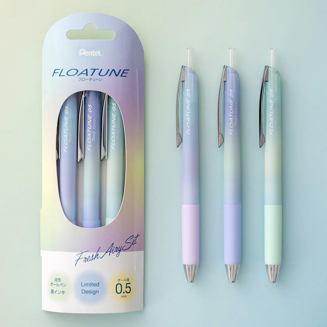 Pentel Floatune Airy Design Set Ballpoint Pen Set
