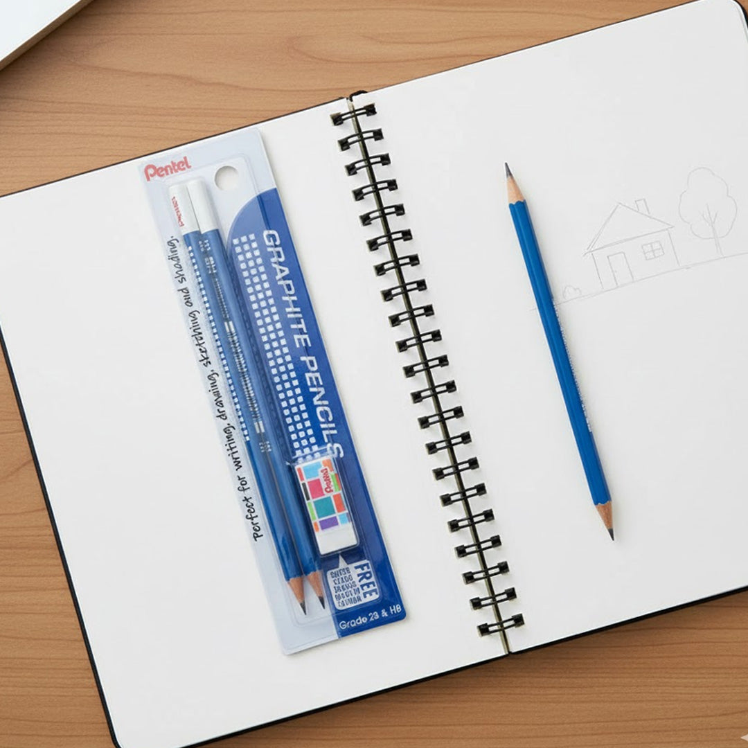 Pentel Graphite Pencils Set