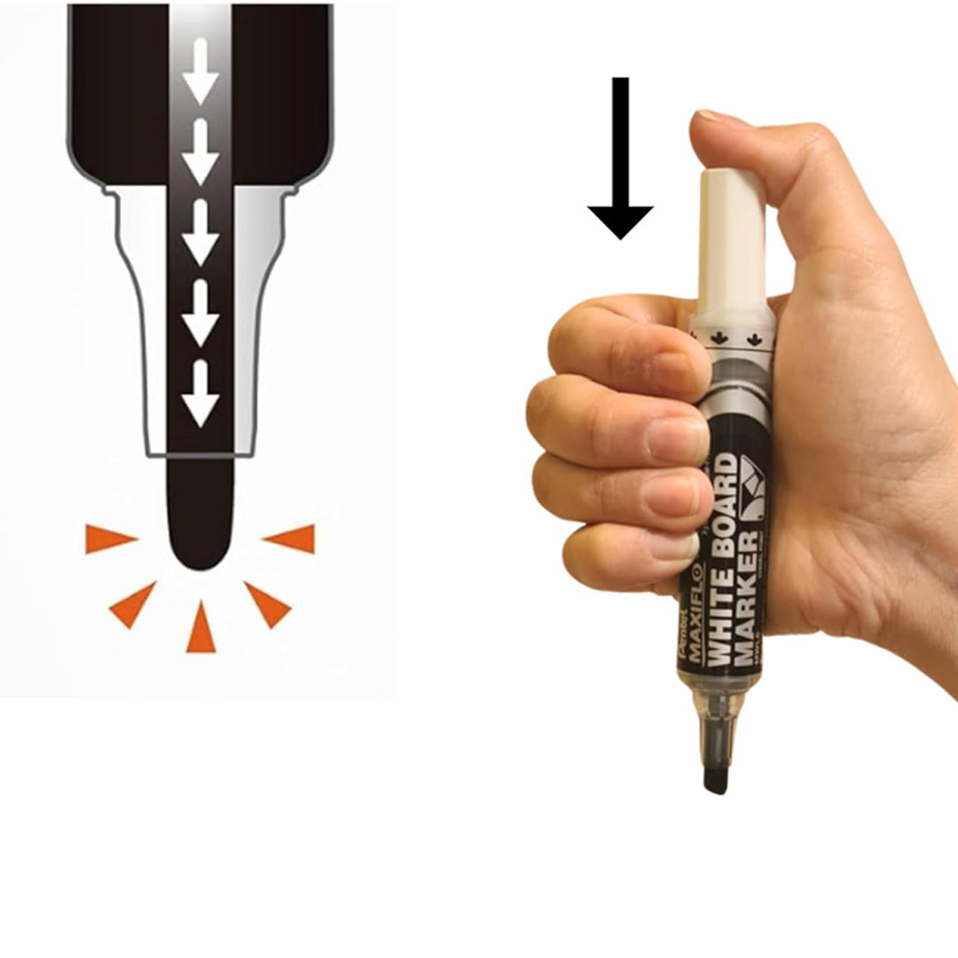 Pentel Maxiflow Medium Bullet Point Whiteboard Marker
