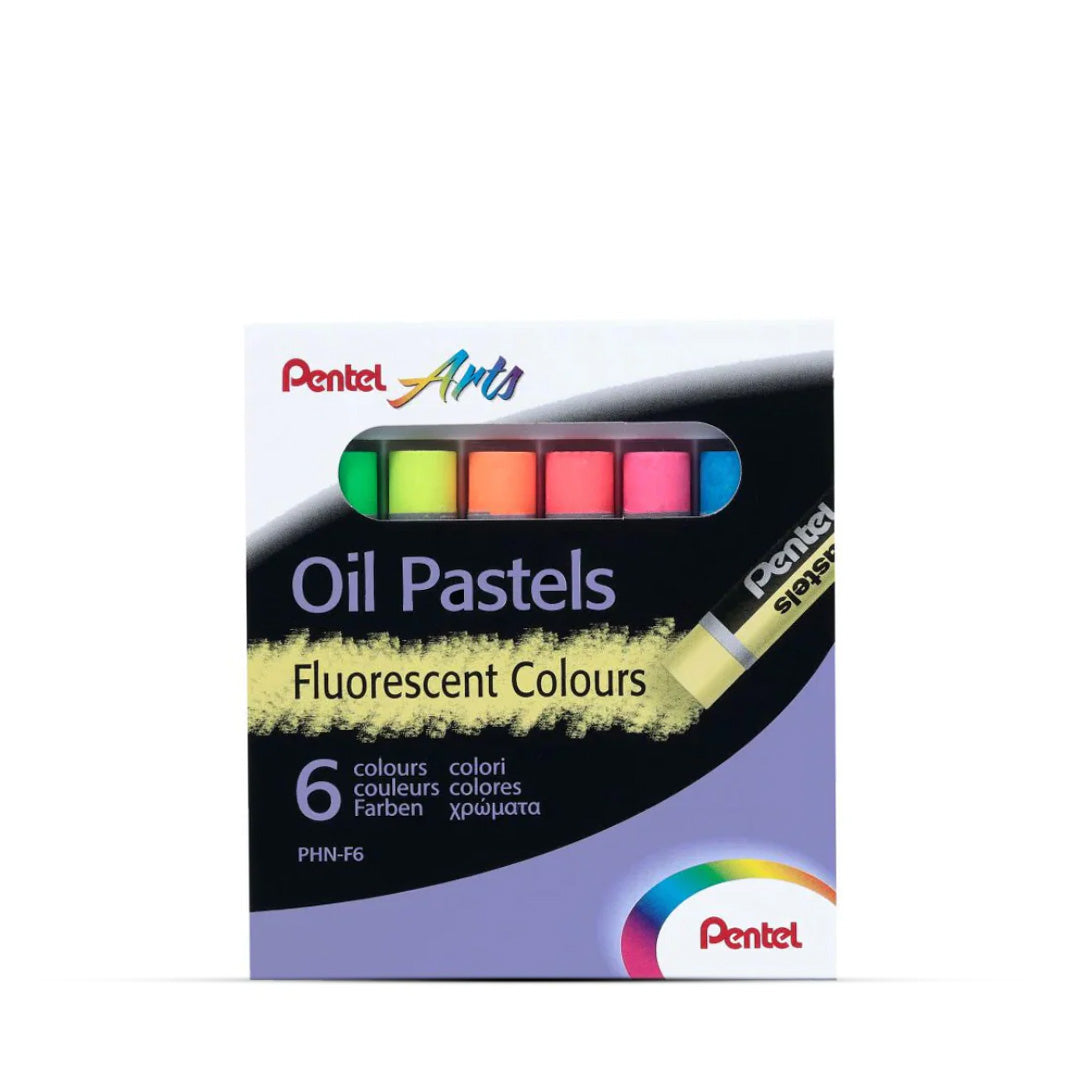 Pentel Oil Pastels Metallic & Fluorescent Colours Set