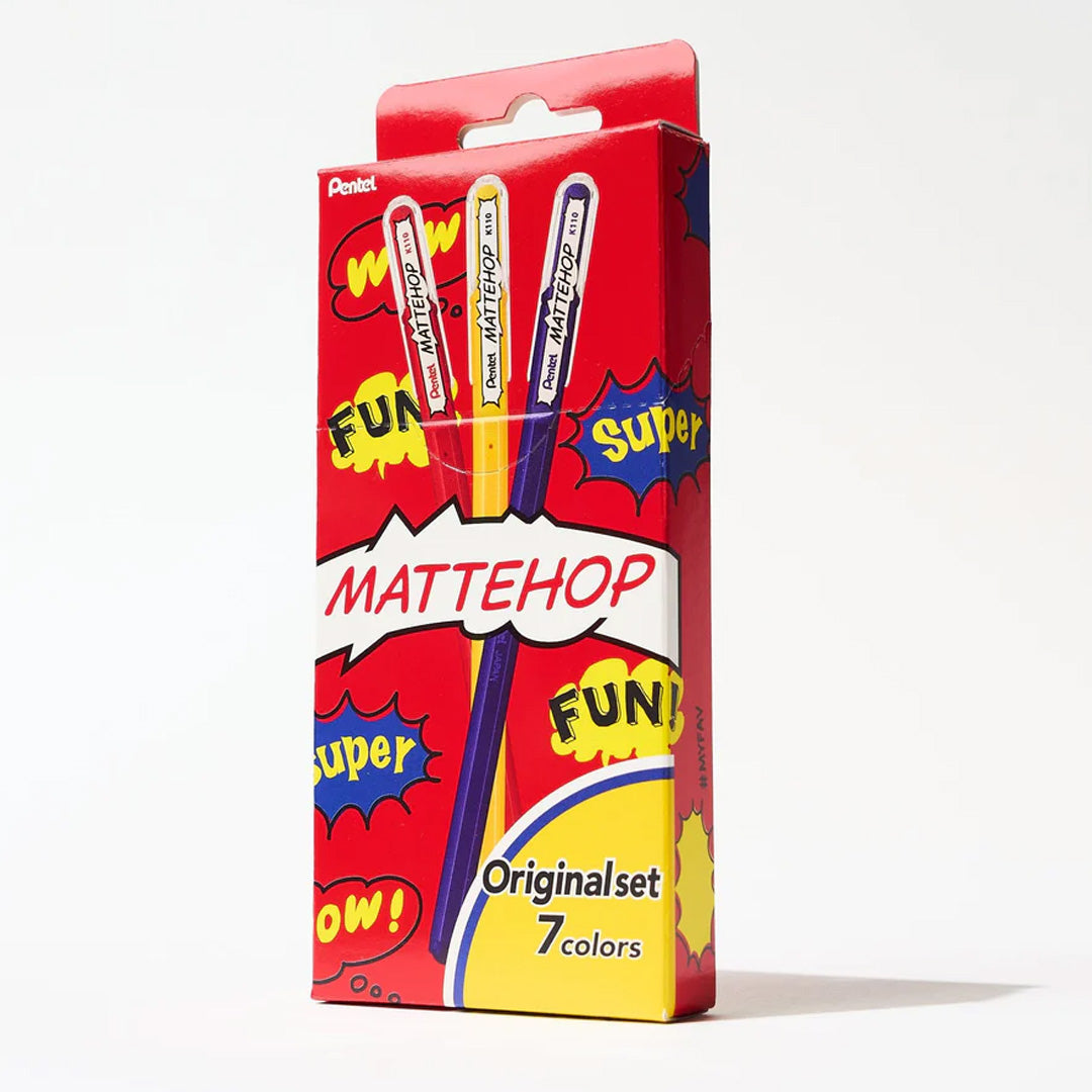 Pentel Matte Hop Rollerball Pen Set